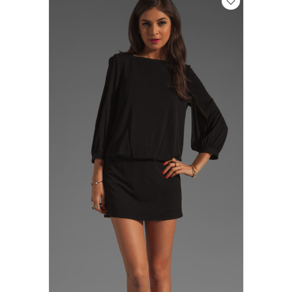 MILLY Italian Matte Jersey Carmela Dress - Size P - Picture 1 of 6